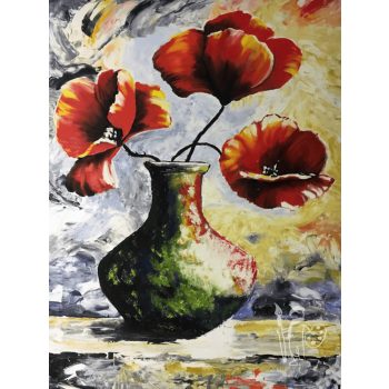 Vázás pipacsok [40x50cm]