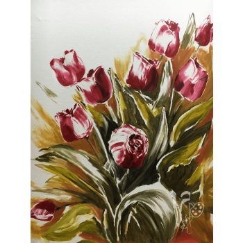 Rózsacsokor [40x50cm]  