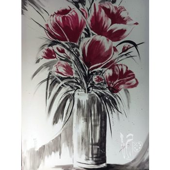 Vörös csokor [50x70cm]  