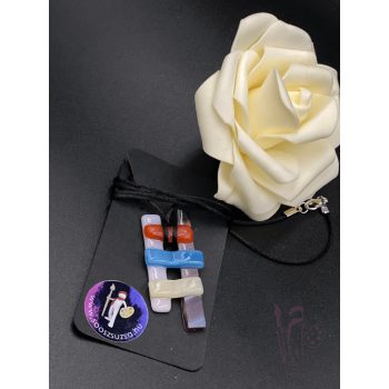 Üveg nyaklánc 010 (TETRIS)