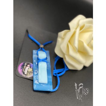 Üveg nyaklánc 031 (VKÉK)