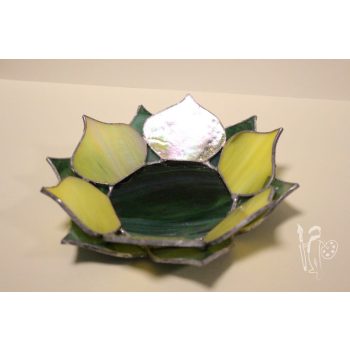 Lótusz üveg edény